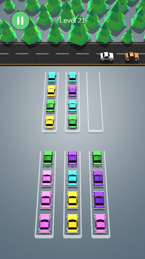 Car Sort Puzzle 3D Screenshot 1