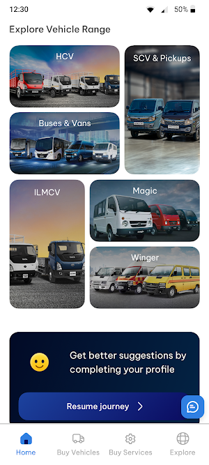 Tata Motors Fleet Verse Screenshot 0