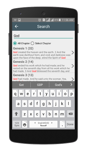 Bible Cross References Screenshot 3