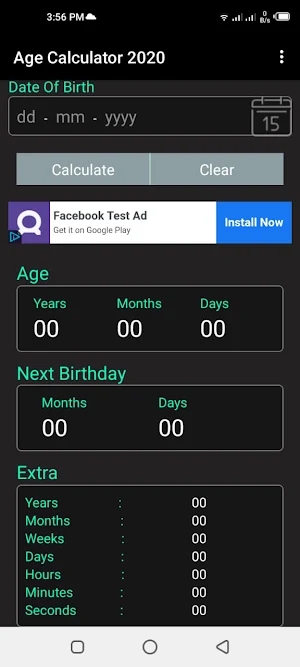 Age calculator 2020 Screenshot 2