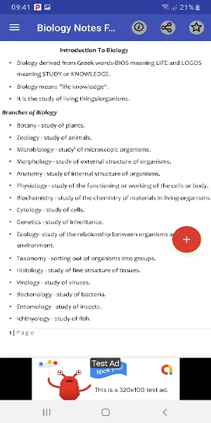 BIOLOGY NOTES FORM 1 - 4 {KCSE EXAMINABLE} Screenshot 1