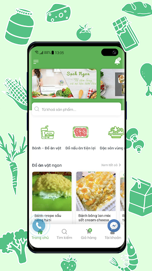 Bepcuame.vn - Đồ ăn online Screenshot 0