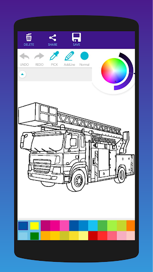 Truck Coloring Book Screenshot 2