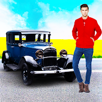 Ancient Car Photo Editor Frame
