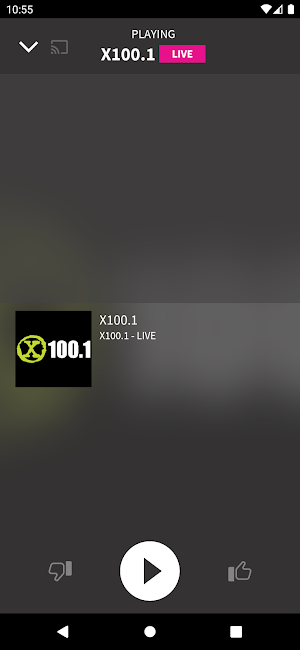 X 100.1 Screenshot 1