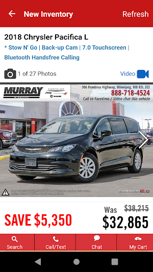 Murray Jeep Ram Winnipeg Screenshot 3