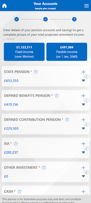UK Retirement Planner Screenshot 3