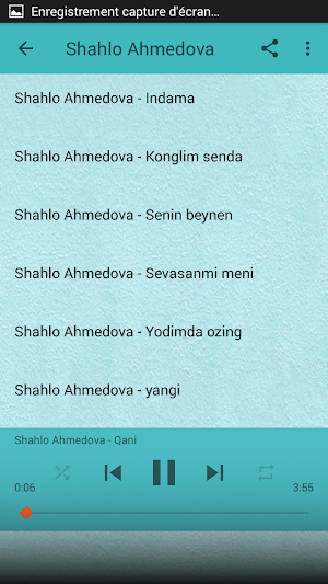 Shahlo Ahmedova Qo'shiqlari Screenshot 1