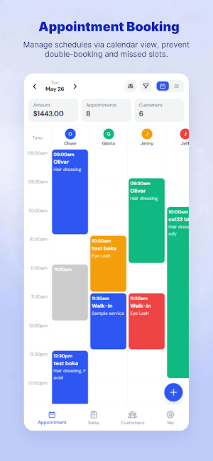 MiSe booking Screenshot 0
