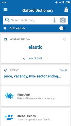 Oxford Dictionary of Economics Screenshot 2
