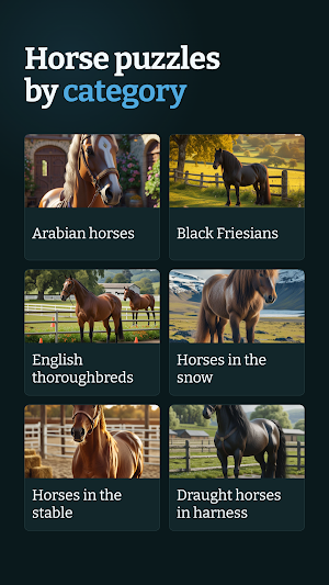 Horse Jigsaw Puzzles: Ponies Screenshot 1