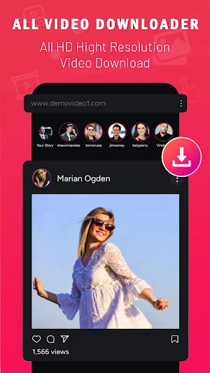Vidmy Video Downloader, Player Screenshot 3