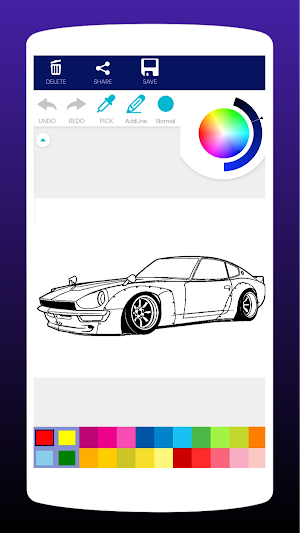 JDM Car Coloring Book Screenshot 3