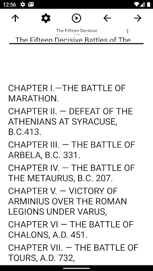 Book, The Fifteen Decisive Bat Screenshot 0