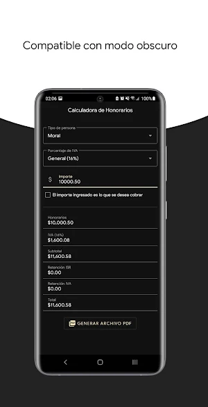 Recibo honorarios México Screenshot 3