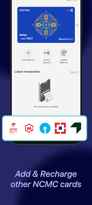 Orbit Wallet - NCMC cards Screenshot 2