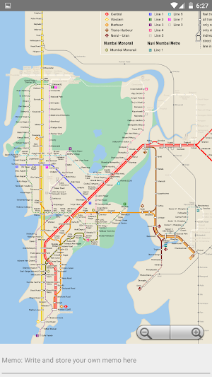 Mumbai Local Train Map (Offline) Screenshot 1