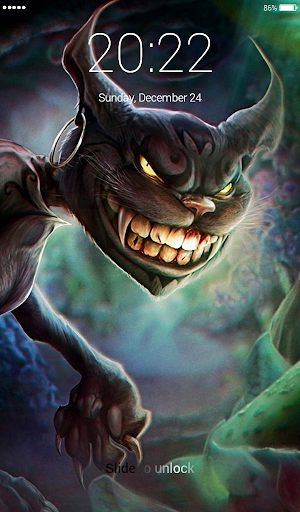 Cheshire Cat Lock Screen Wallp Screenshot 3