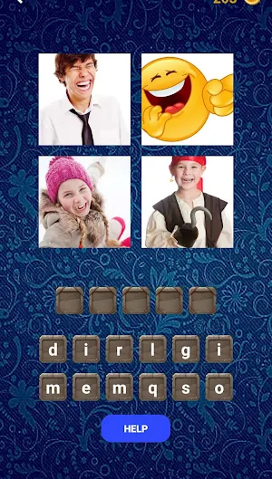 Four pick one word Screenshot 1