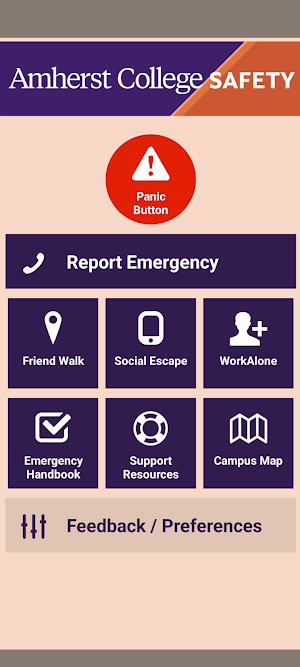 Amherst College Safety Screenshot 0
