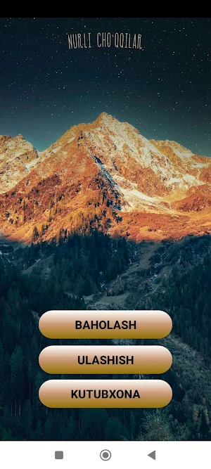 Nurli cho'qqilar Screenshot 0