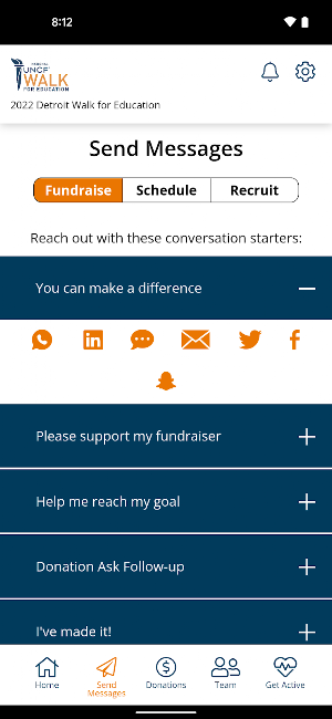 UNCF Walk Screenshot 2