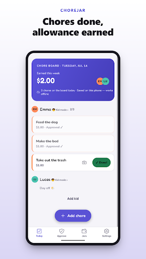 ChoreJar: Chores & Allowance Screenshot 0
