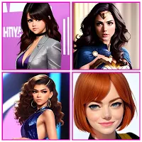 Hollywood Actress As Anime