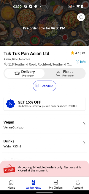 Tuk Tuk Pan Asian Ltd Screenshot 2