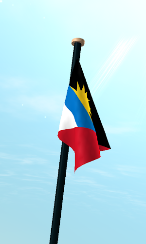 Antigua and Barbuda Flag 3D Screenshot 2
