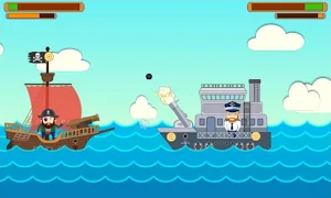 Naval battle. Screenshot 1