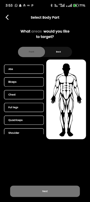 FitFinity Screenshot 2