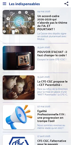 CFE-CGC Groupe CDC Screenshot 1