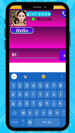 Pocket Girl Video Call & Chat Screenshot 1