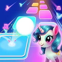 Unicorn Pony Cute Tiles Music
