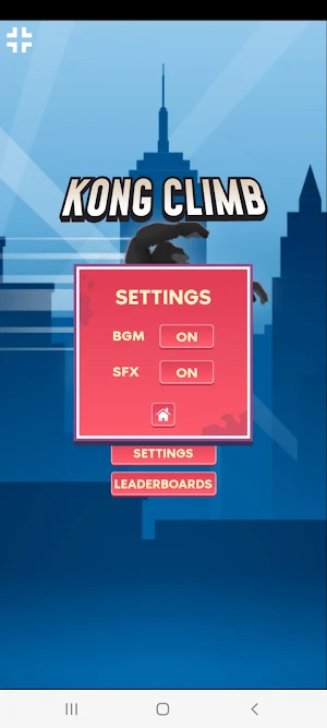 KONG CLIMB Screenshot 1