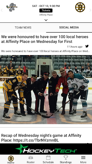 Estevan Bruins Official App Screenshot 1