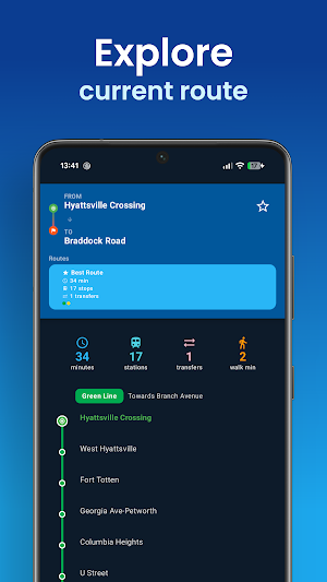 Washington DC Metro Map Screenshot 2