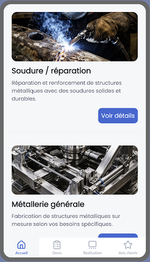 TM Soudure et Métallerie Screenshot 2