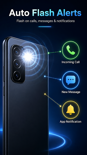 Flashlight - Flash Alerts Screenshot 1