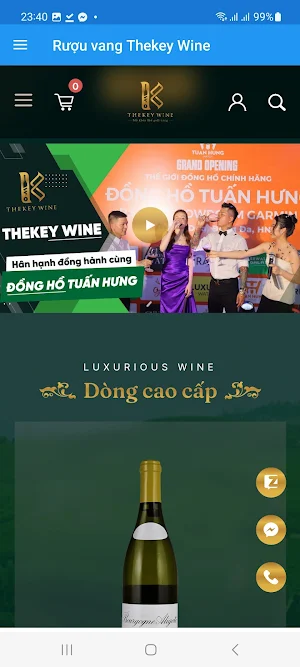 Rượu vang Thekey Wine Screenshot 3