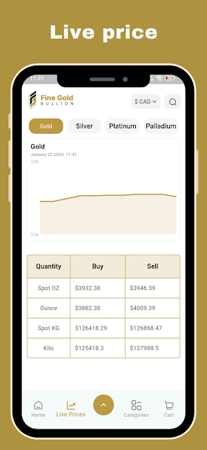 Fine Gold Bullion Screenshot 2
