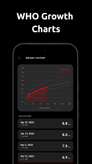 NightLog: Offline Baby Tracker Screenshot 1