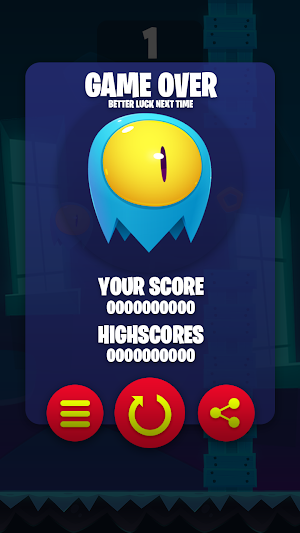 Flappy Ghost ( Flappy Game with Halloween Theme) Screenshot 1