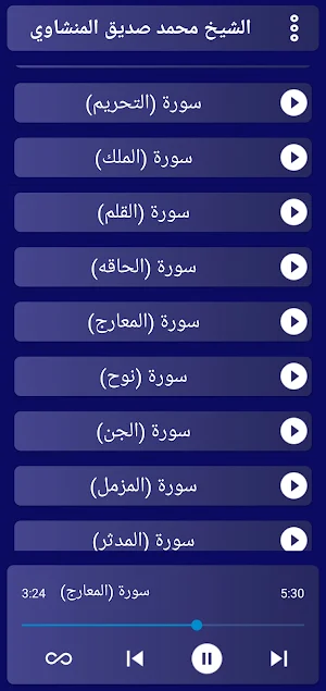 المنشاوي بدون نت نسخة الإذاعة Screenshot 3