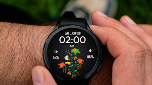 Colorful Floral WatchFace Screenshot 0