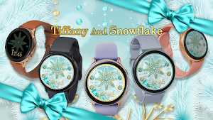 Tiffany & Snowflake_Watchface Screenshot 0