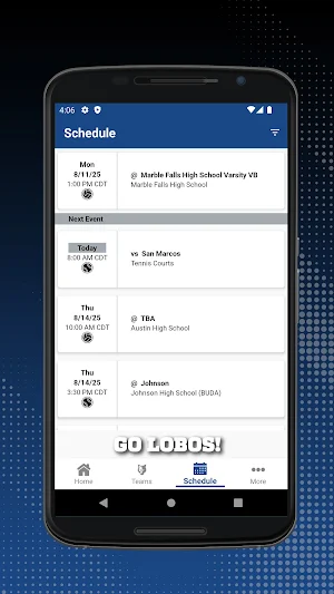 LHS Lobos Athletics Screenshot 1