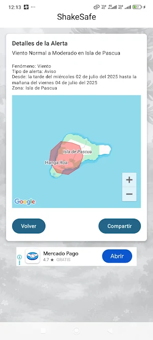 shakesafe sismos en chile Screenshot 2
