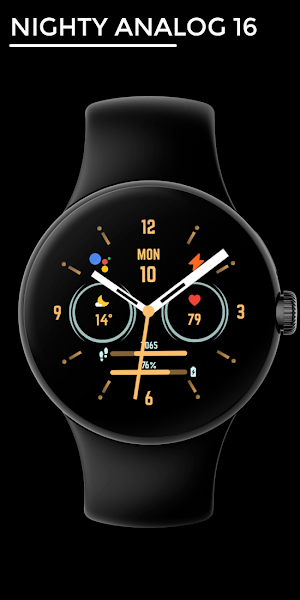 Nighty Analog 16 - watch face Screenshot 0
